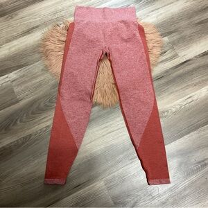 Pink Seamless Workout Leggings Size S